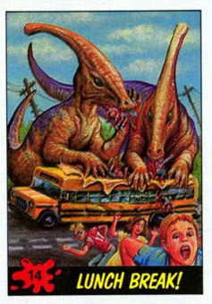 dinosaur attack 14 Every Dinosaur Attack Card