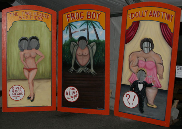 kevin house cutouts Artists Midway
