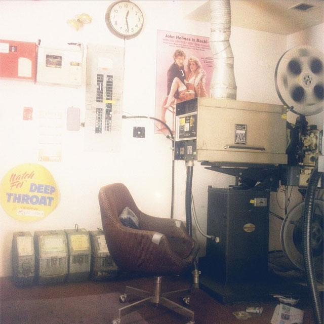 projection room The Fox Theatre Before The Renovation