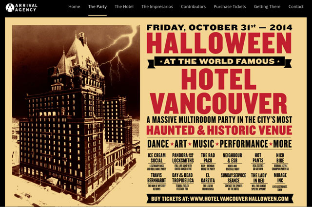 hallowneen at the hotel vancouver Halloween at the Hotel Vancouver